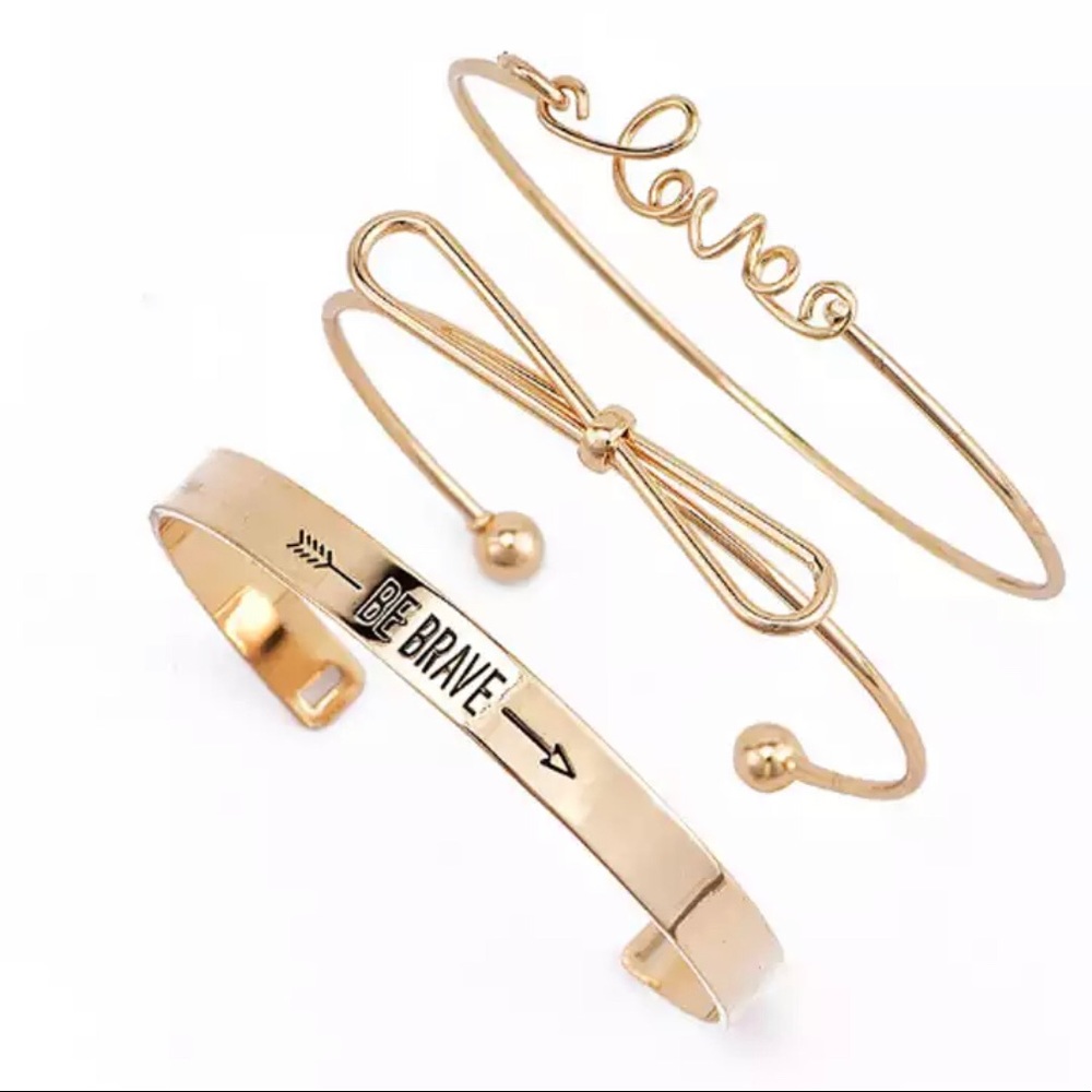 3PCS/Set Open Bracelet Set